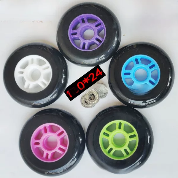 4 inch 100mm high elastic polyurethane Skates roller skates Pu glue infusion scooter trolley wheels