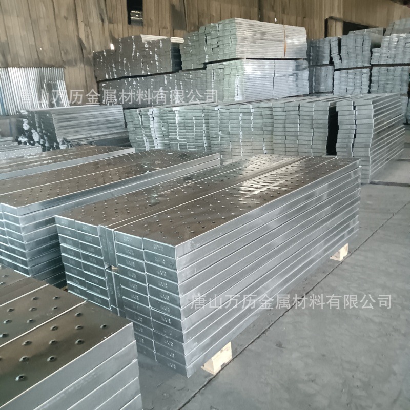 钢跳板建筑施工3米脚手架钢踏板热镀锌脚踏板30宽现货发钢踏板