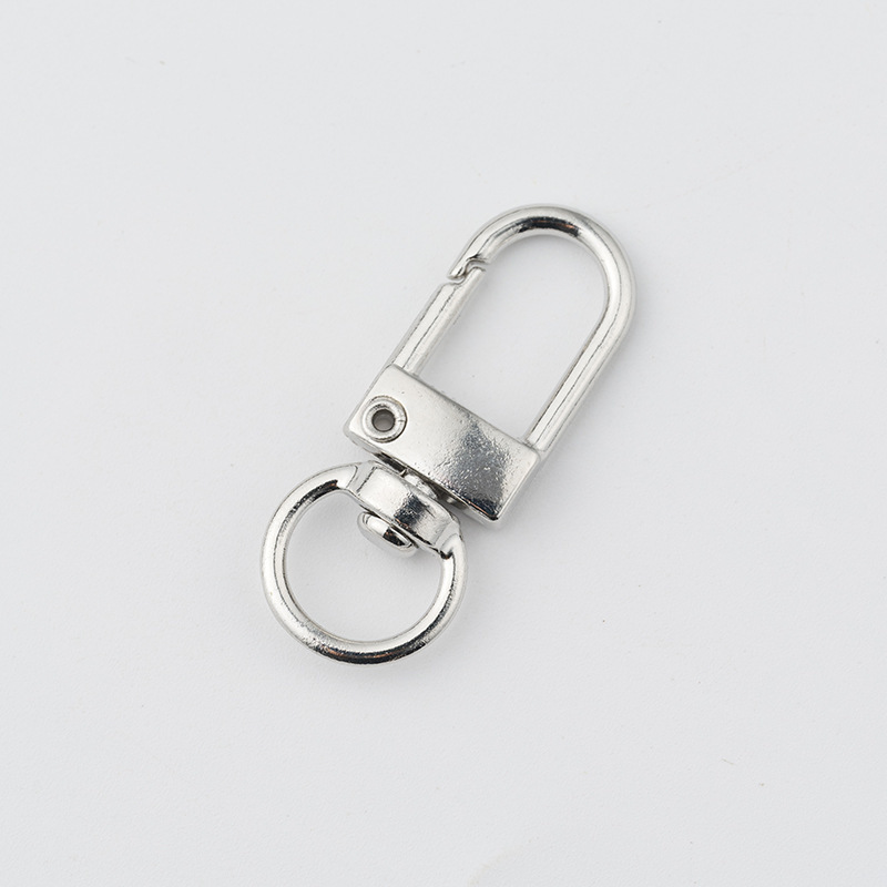 スポット亜鉛合金 DIY 小型ドアバックルカラースプレーペイント電気メッキキーホルダー回転リングバッグアクセサリー 3 点ドアバックル|undefined