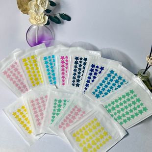 Factory wholesale hydrocolloid cartoon star acne stickers cross-border for acne patch acne patch processing beauty makeup tools