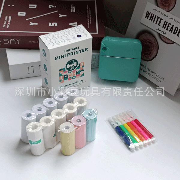 C17 녹색 + 감열지 5개 + 접착지 5개 + 색지 3개 + 색펜