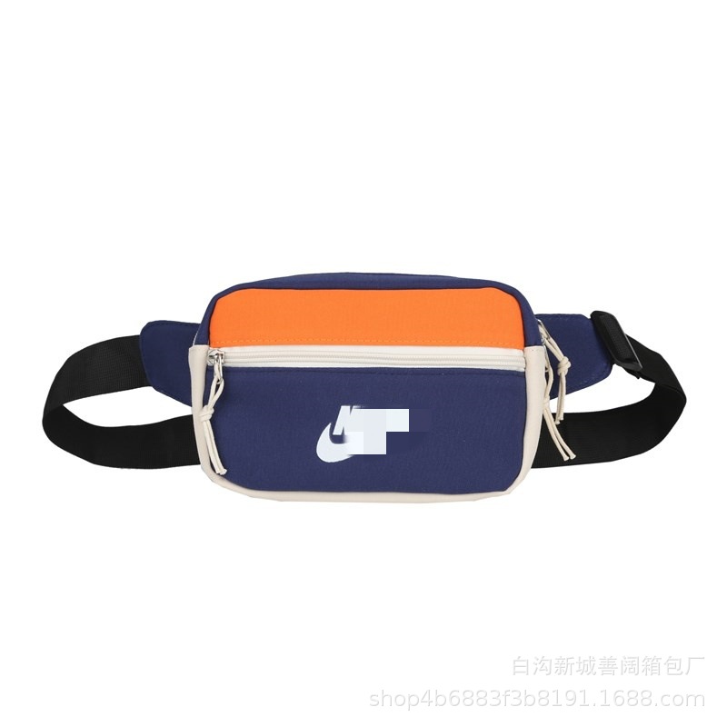 2024 verano nuevo estilo bandolera a juego bolso de pecho para hombres y mujeres bolso diagonal de gran capacidad bolso popular de tela Oxford a juego de color riñonera