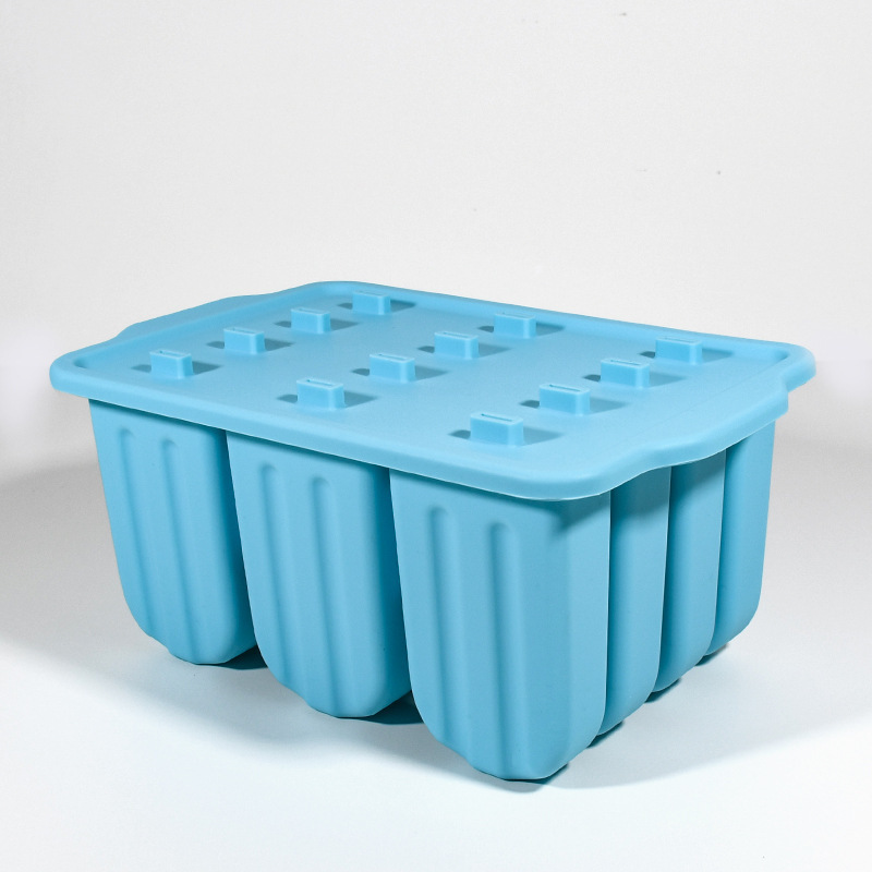12-in-one ice cream mold blue (no wooden stick)