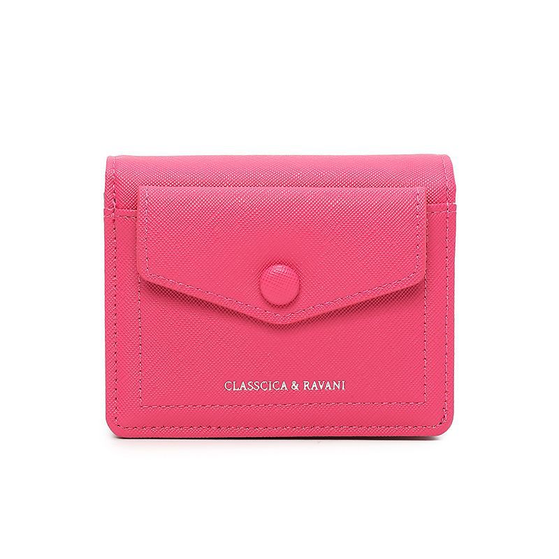 Comercio exterior transfronterizo nuevo sobre billetera corta de damas billetera de cremallera al por mayor billetera de cambio