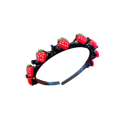 Korean children's hair accessories, girls' hair-pressing headbands, cute baby broken hair hairbands, braided hair clips, hairpins that do not hurt the headgear