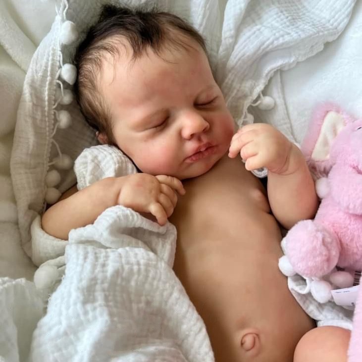 Muñeca de simulación NPK LouLou de 19 pulgadas, bebé reborn, suministro transfronterizo de OZON Amazon, dropshipping