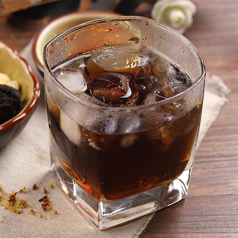 Instant Sour Plum Drink Granules Suan Mei Tang 500g Sweet Tart Osmanthus Wumei Beverage Mix for Summer Refreshment in use