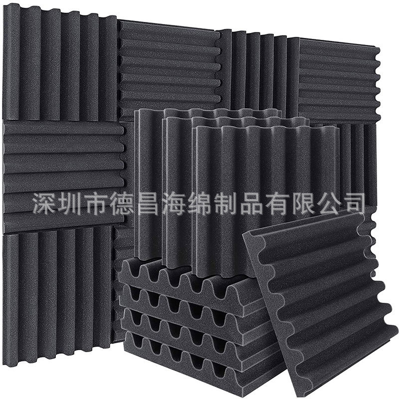 隔音棉 纳米防火吸音棉 低频陷阱墙角吸音海绵 琴房录音棚影音室