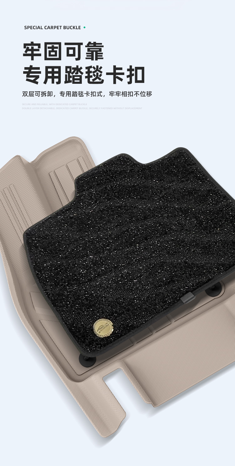 Suitable for 26 models of Li Auto L8 Livis/Ultra car floor mats, waterproof and wear-resistant TPE floor mats and trunk mat