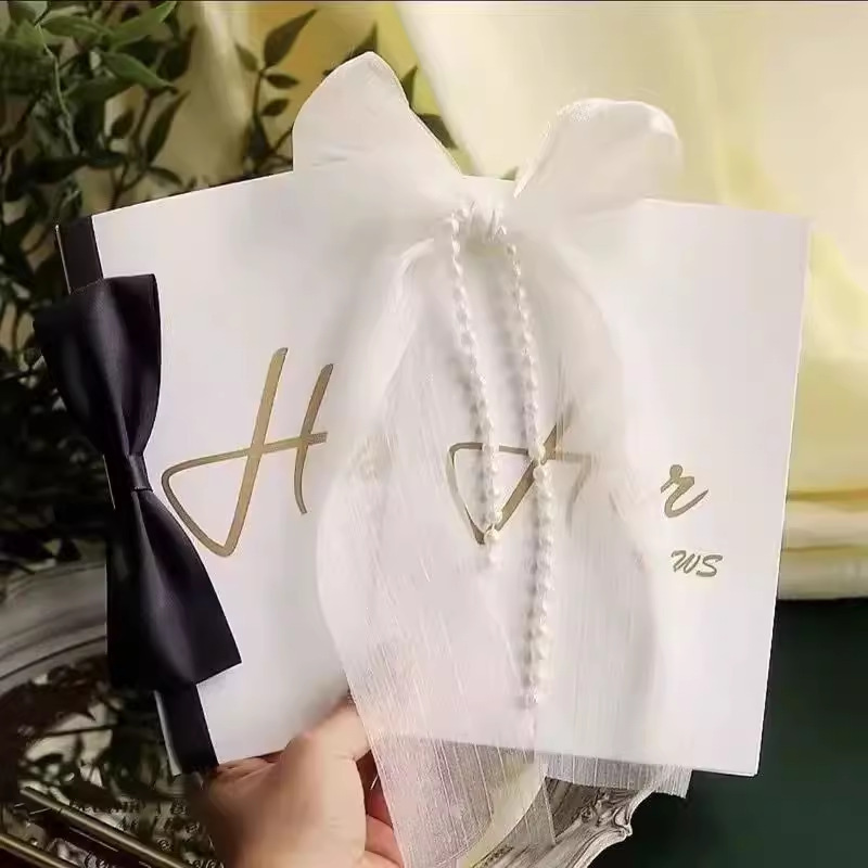 龍と鳳凰の祝福赤中国風ダブルハピネス新郎新婦ウェディング用品宣誓カード宣誓カードスピーチカードギフトペン|undefined