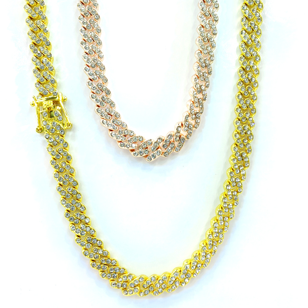 Fashion Geometric Alloy Plating Rhinestones Unisex Necklace