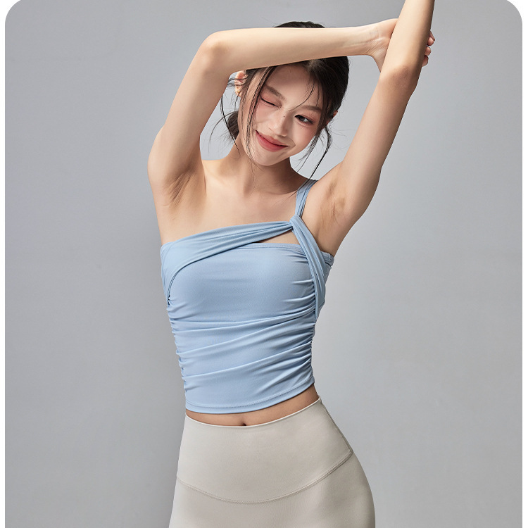 单肩纯欲风吊带背心女内搭泰式小众辣妹抹胸上衣夏内衣美背可外穿|undefined