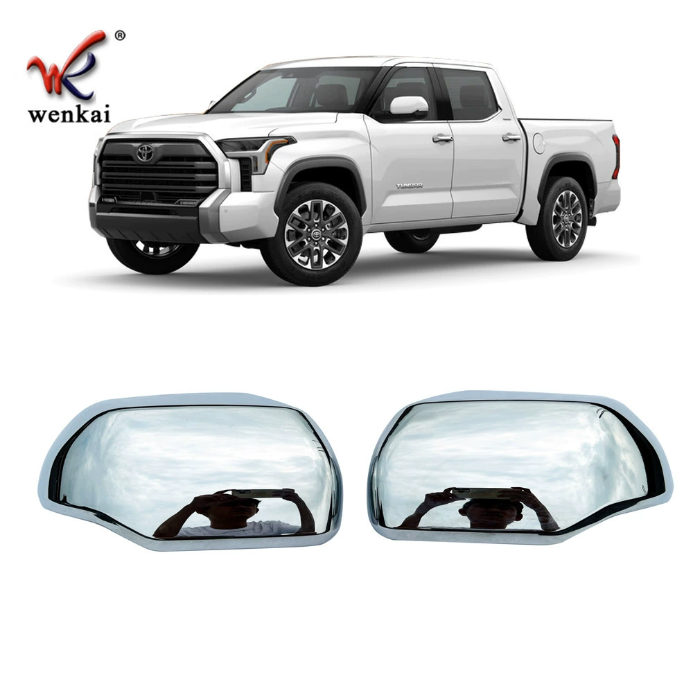 Подходит для Toyota 22 Tundra, модифицированное защитное покрытие для зеркала заднего вида, зеркало заднего вида, гальваническая яркая рамка для предотвращения столкновений