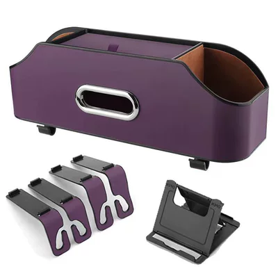 Car cup holder/beverage holder rear seat cup holder factory - purple-with-logo-single-note-model