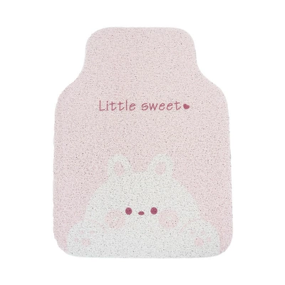 car foot mat, Universal Foot Pad - chubby-rabbit-front-row-floor-mats