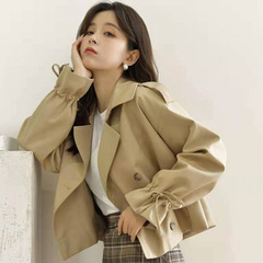 2025新型婦人服韓国版ゆったりとした小柄なファッションコート女性潮ins春の揚げ物街のショートスーツのコート