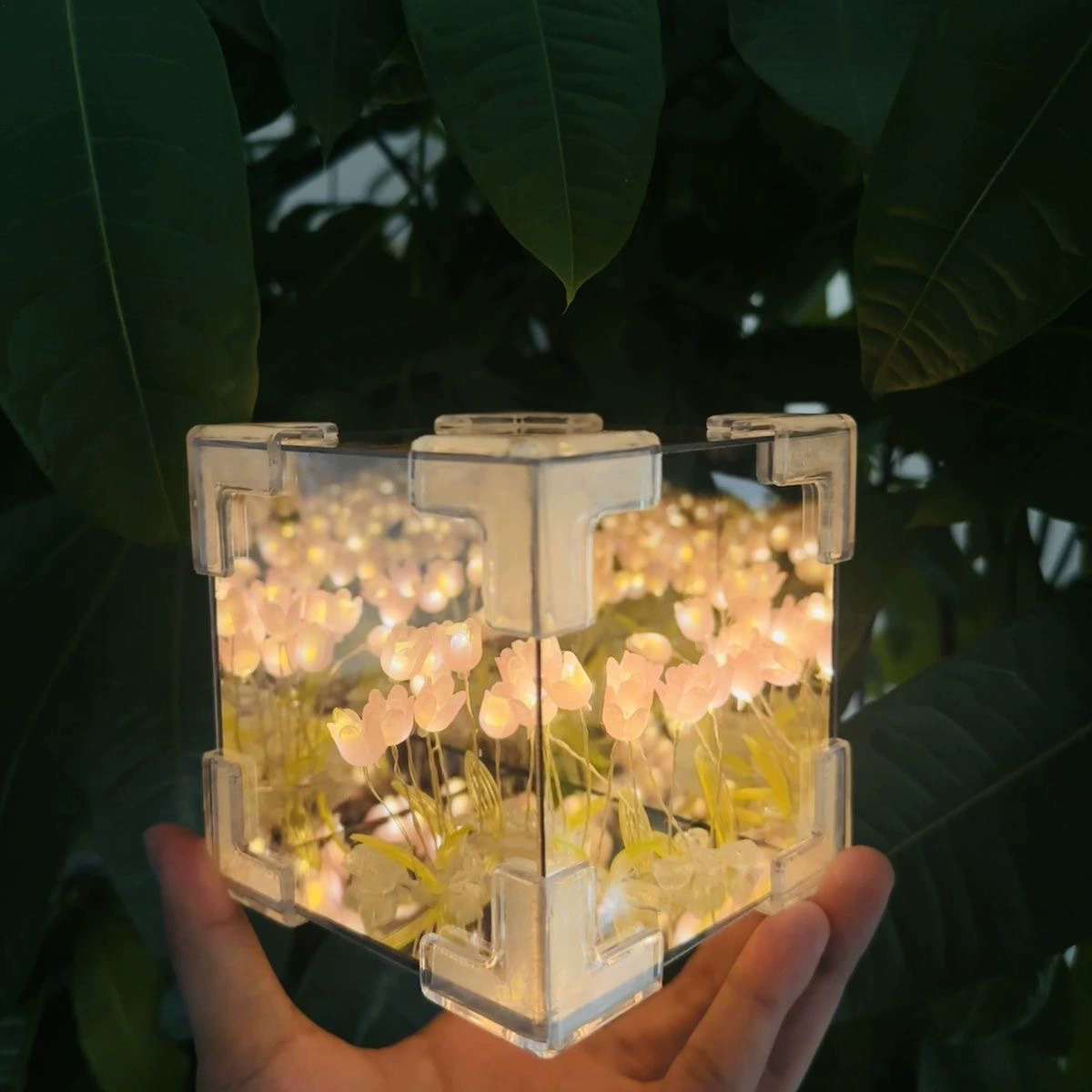 Acrylic lightweight Rubik's cube, lens, three dimensional night light, DIY