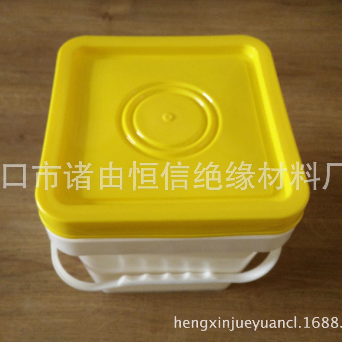 龙口金凤凰恒信方形桶塑料包装桶食品级塑料桶塑料方桶5L带盖密封