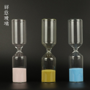 Straight Hourglass Home Living Room Cabinet Decoration Holiday Gift Hourglass Timer Color Straight Glass Hourglass