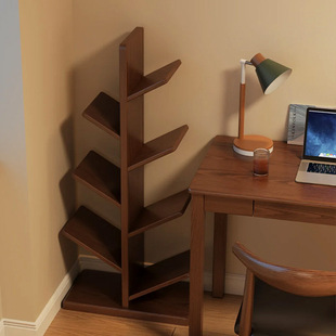 Simple Bookshelf Tree-shaped Floor-Standing Storage Rack Household Simple Bookcase Wall-Side Storage Shelf Creative Table-Side Picture Book Rack