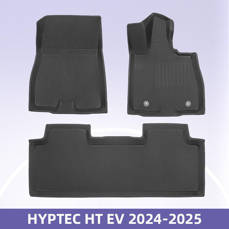 Aplicable a HYPTEC HT EV 2024 - 2025 3D para todo el tiempo material XPE almohadilla de piso para automóviles