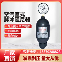 空气室式脉冲阻尼器UPVC/PVC配带压力表脉动计量缓冲罐