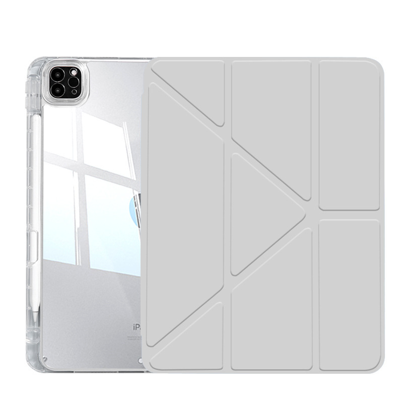 Ipad保護カバーair 4/5皮カバーmini 6アクリルペン付きスロット7/8/9/10世代3 y保護ケース|undefined