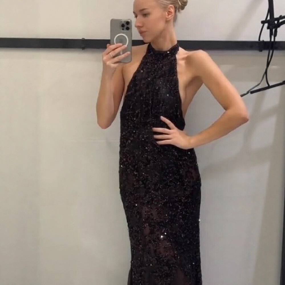 Women Off The Shoulder Spaghetti Strap Sequin Dress Elegant Fashion Evening Party Prom Gown For Formal Cocktail Events_ecoleips.com