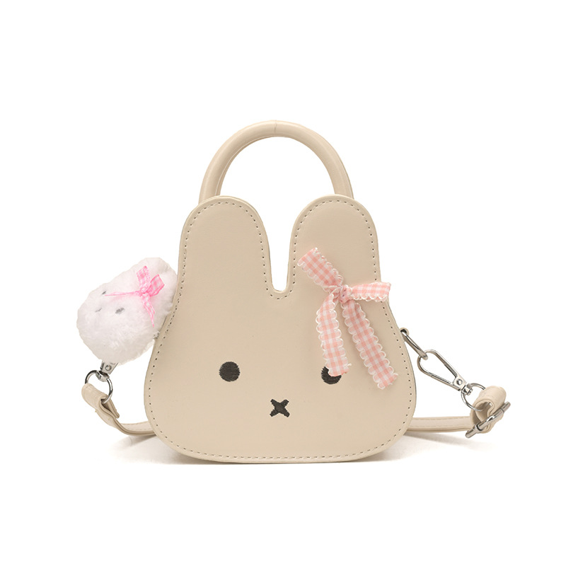 Bolsos para niños bonitos y divertidos conejos de dibujos animados bolsos de hombro para niños y niñas mini lindos con colgentes bolsos de cambio para niñas pequeñas