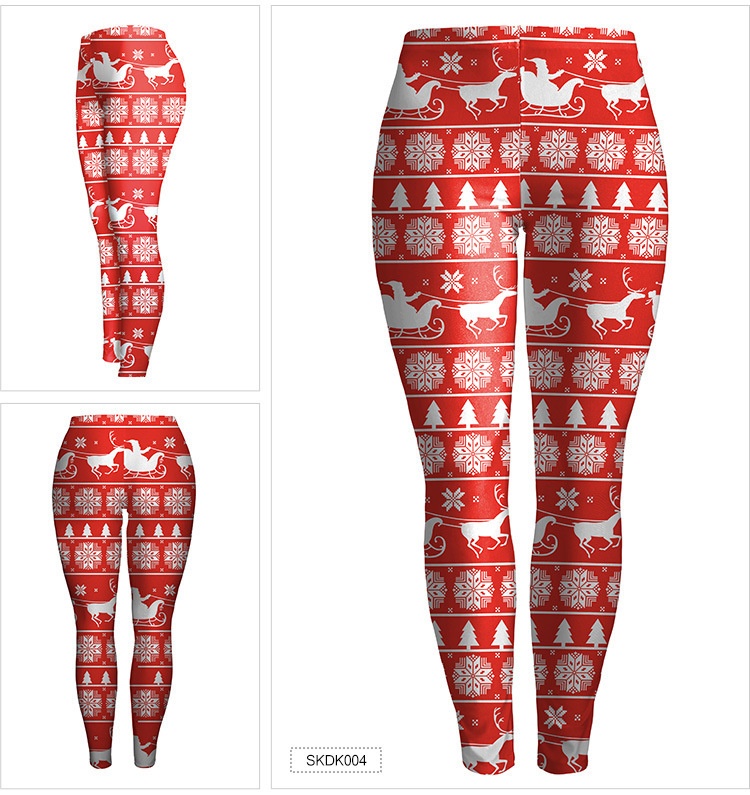 Christmas slim hip sexy leggings wholesale clothing vendor Nihaostyles NSXPF71863