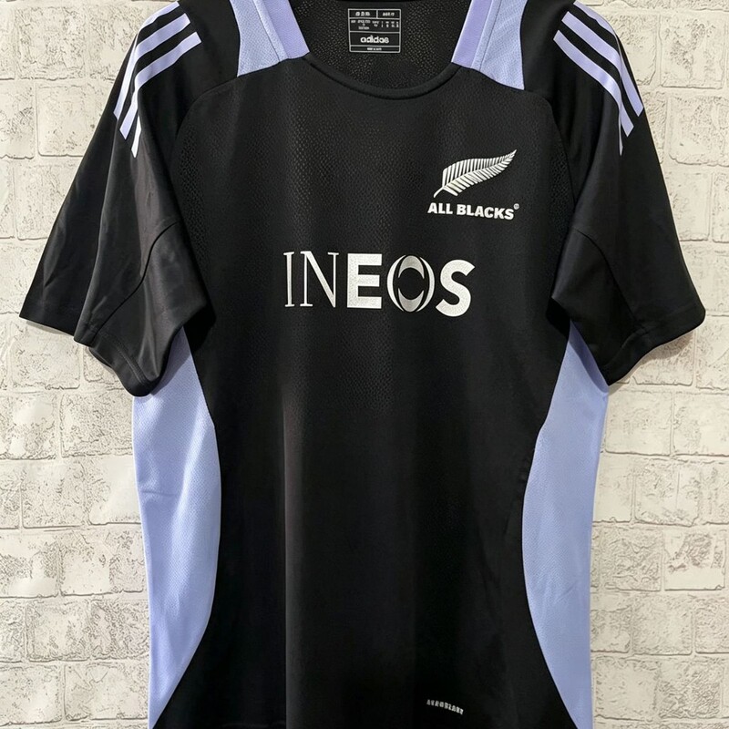 26-27 New Zealand All Blacks rugby jersey, short-sleeved, breathable mesh training jersey, wholesale 26-27 New Zealand All Blacks rugby jersey, short-sleeved, breathable mesh training jersey, wholesale