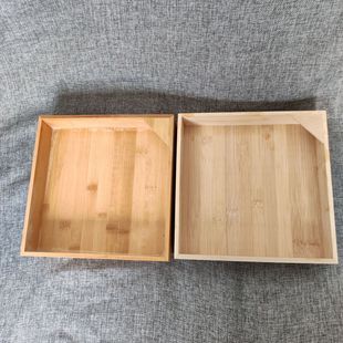 Wooden box wholesale uncovered wooden box bamboo box set tray square rectangular wooden box sundries storage box