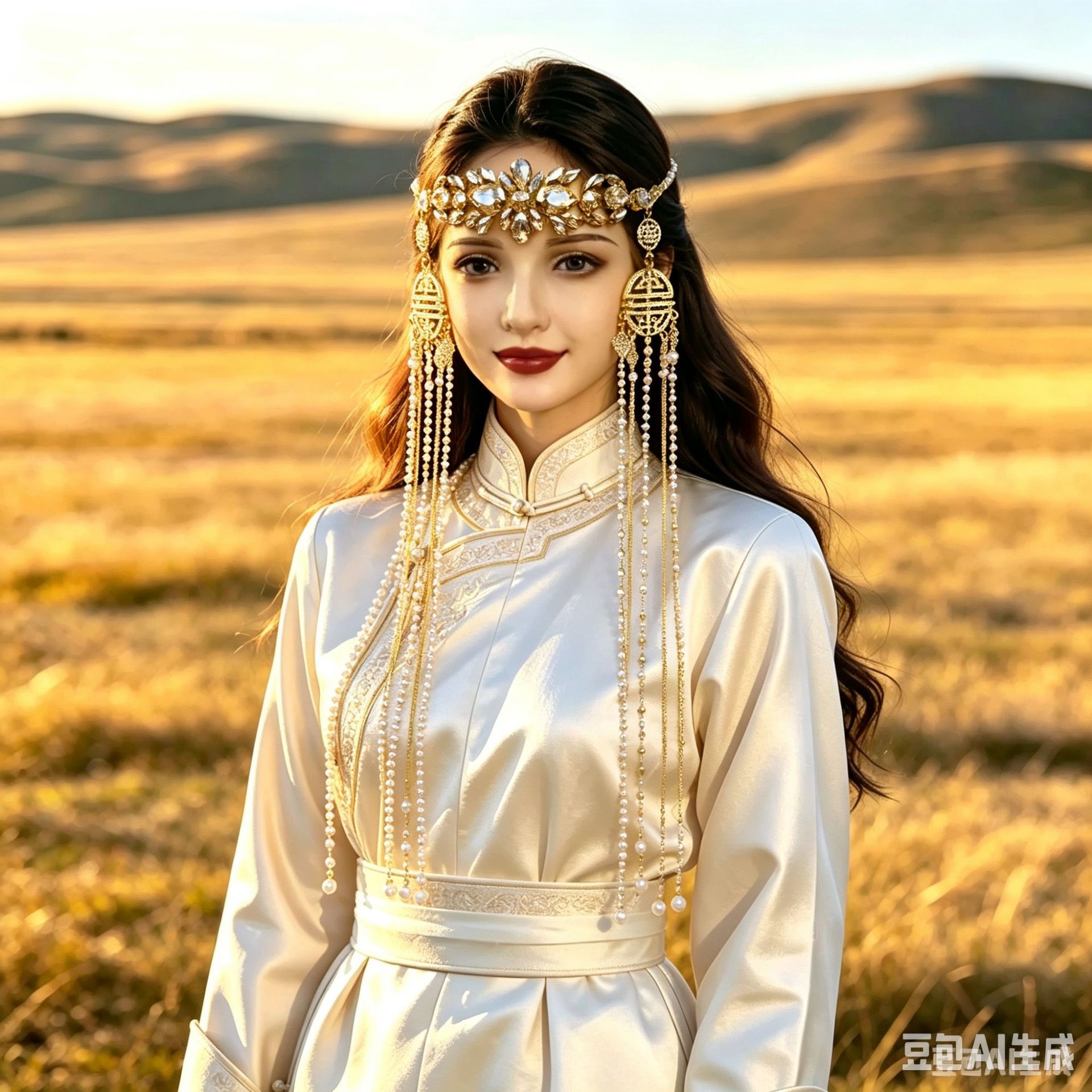 Mongolian Elements Traditional Mongolian Headdress Alloy Headdress Boutique Ladies Mongolian Headdress Exquisite Ethnic Style Hair Accessories