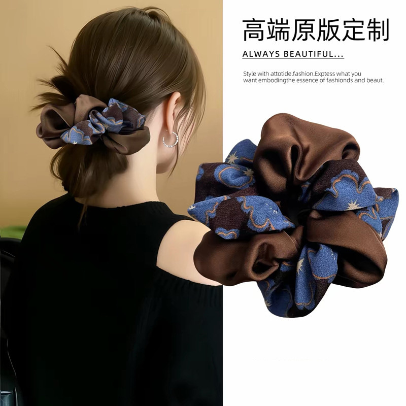 High-End Bun Hair Tie Scrunchie 2026 New Style Hair Styling Tool Hair Rope Scrunchie Women's Hair Accessory