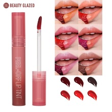 BEAUTY GLAZED撕拉唇釉哑光雾面留底色染唇撕拉口红跨境爆款亚马