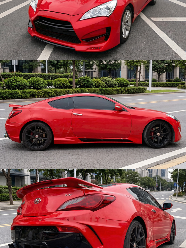 09-15 Genesis Coupe rear bumper body kit modification