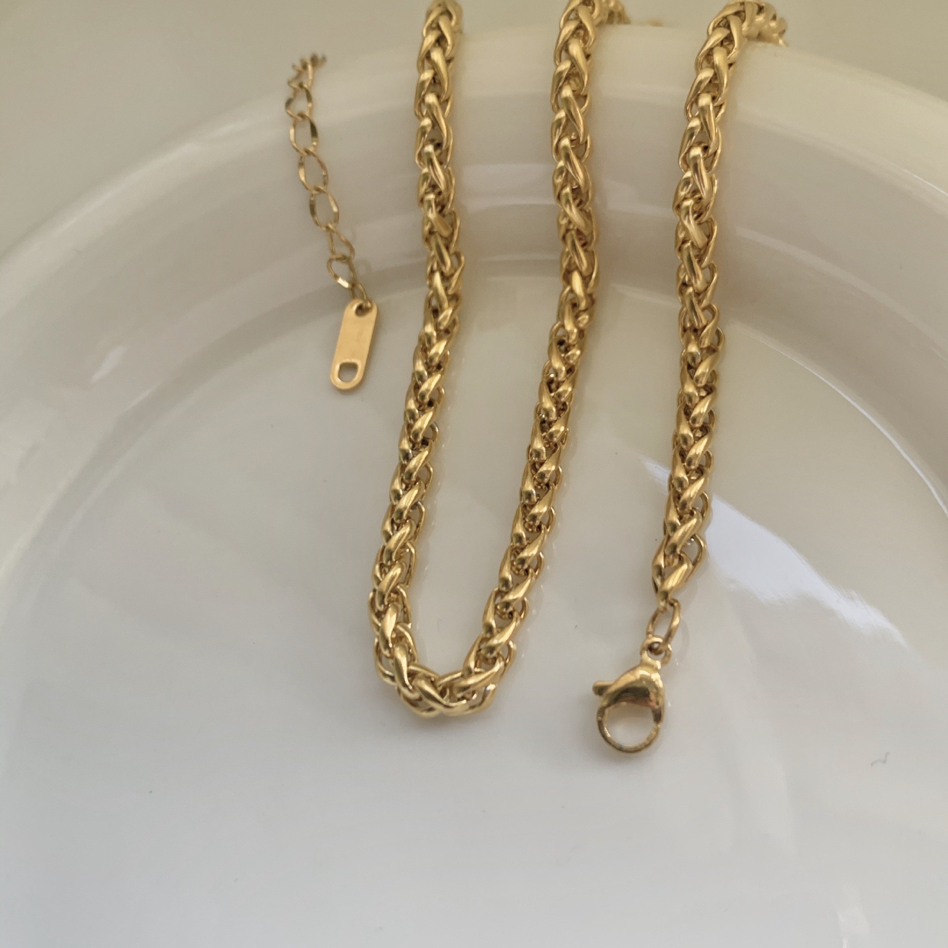 꽃바구니 체인+골드