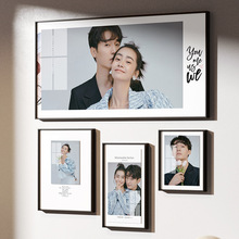 影楼婚纱照相框放大挂墙洗照片大尺寸加全家福相片打印结婚照制作