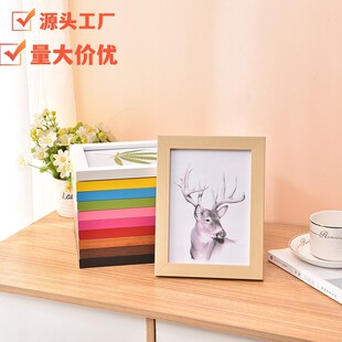 Creative PVC plastic table photo frame photo studio wall Photo Frame 7 inch A3A4 frame 8K4K frame factory straight hair