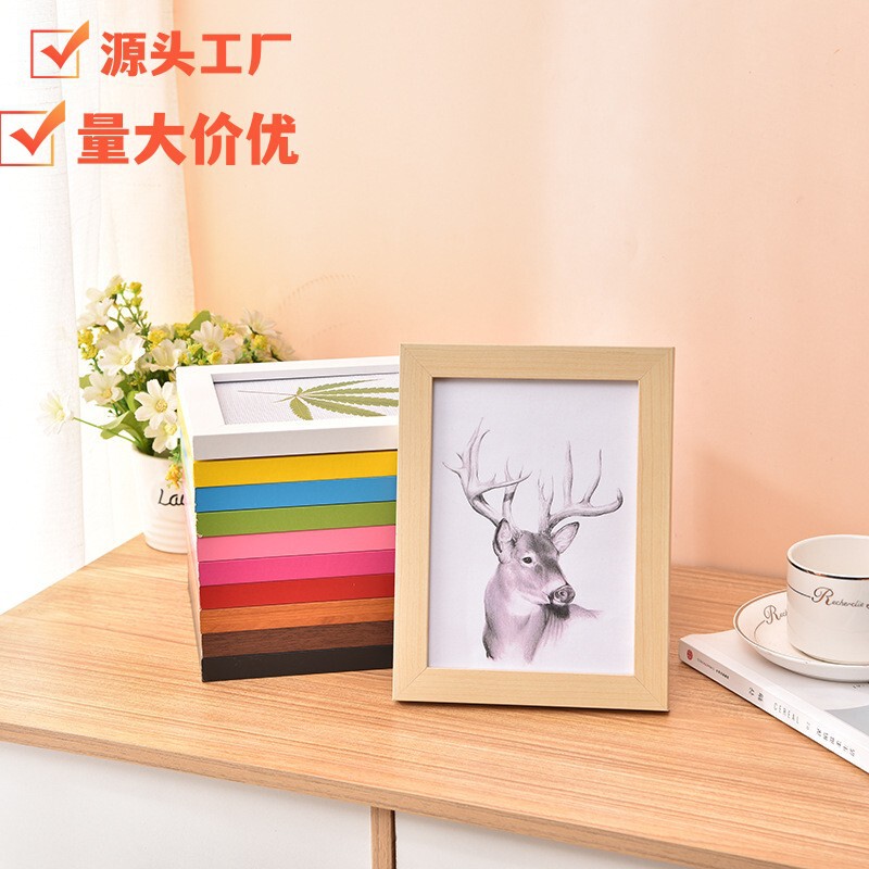 Creative Pvc Plastic Tabletop Photo Frame Studio Wall-Mounted Photo Frame 7inch A3A4 Frame 8K4K Picture Frame Manufacturer Direct Delivery Mirror Frame