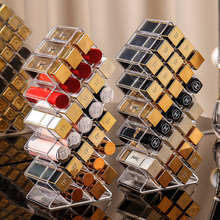 桌面立式口红收纳盒子亚克力防尘化妆品盒唇釉唇膏展示架厂家批发