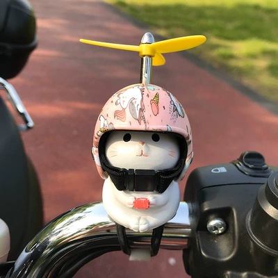 Ornaments Motorcycle Electric Battery | Car ornaments - strap-style-yellow-bamboo-dream-unicorn-kitten