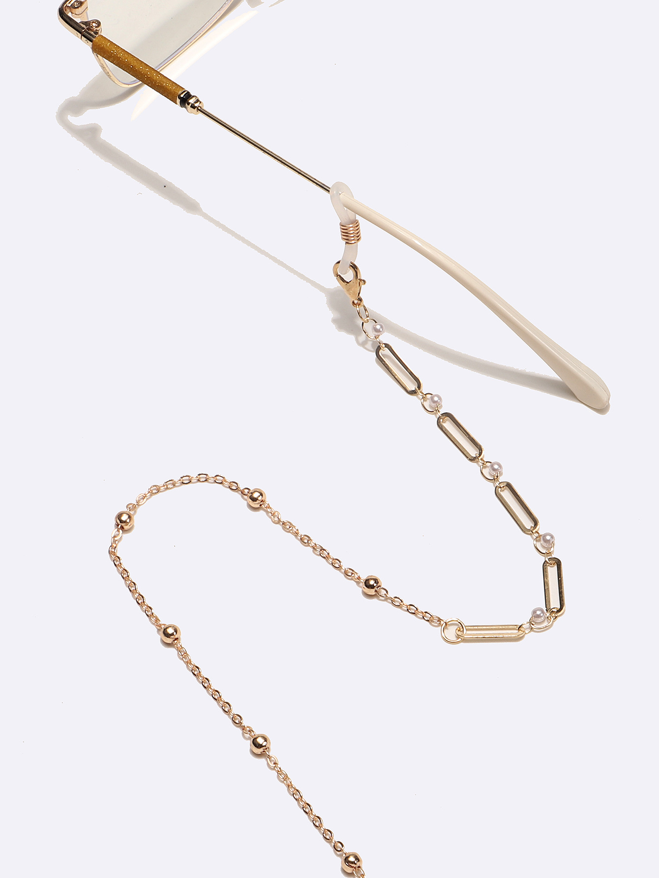 Metal Material Geometric Pattern Fashion Geometric Metal Unisex Glasses Chain