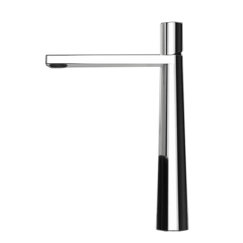 Grifo de Cobre Minimalista – Lavabo de Baño, Agua Fría y Caliente