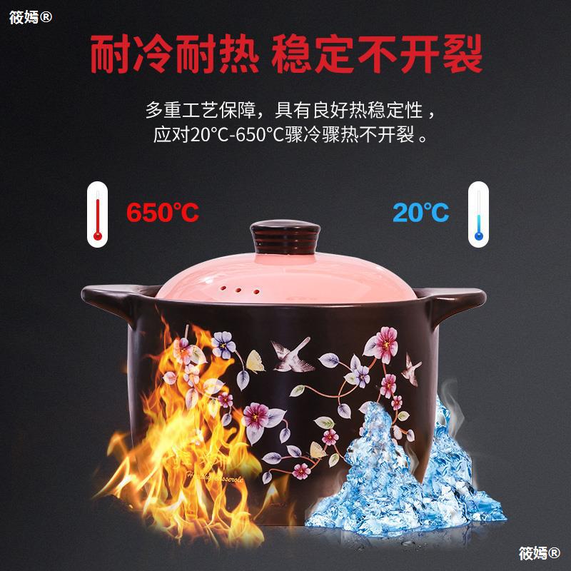 Casserole Electromagnetic furnace Dedicated Gas stove currency Flames Dual use Stew pot household Soup pot High temperature resistance The cooker Large