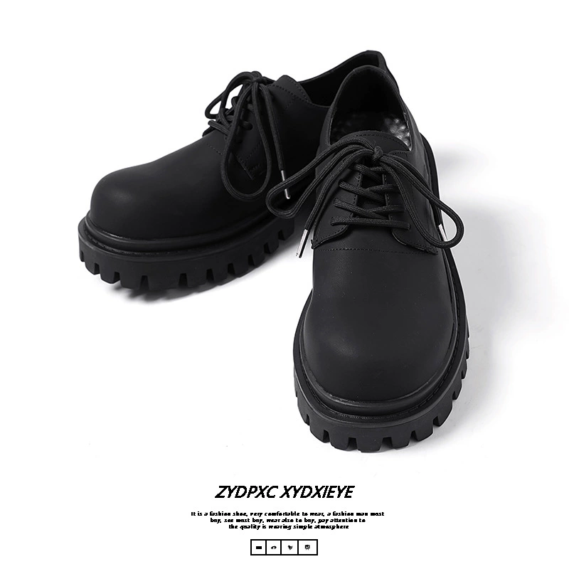 Кожаные туфли, мужское летнее деловое платье с большой головой, свадебные туфли для жениха, в гонконгском стиле, студенческие низкие Туфли Martins 9518-X