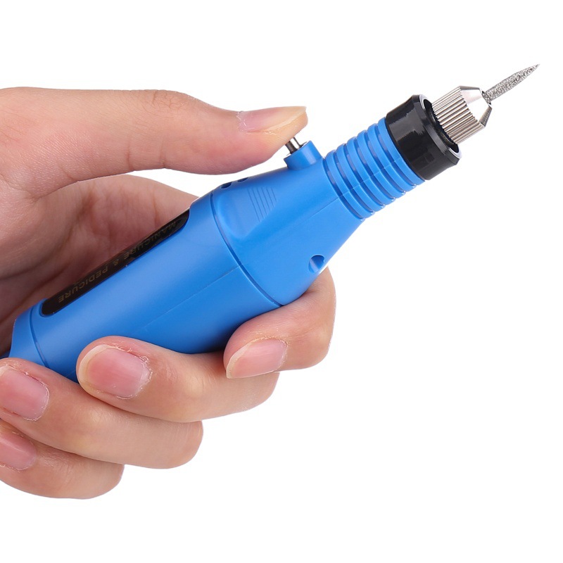 Mini juego de lijadora de uñas, removedor de uñas portátil especial, lápiz de uñas eléctrico, juego completo de herramientas