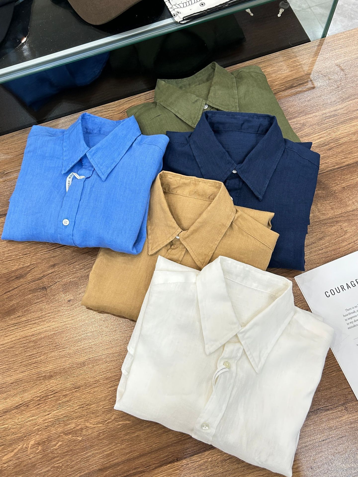 Ralph Lauren kətan köynək - uzunqol, pony tikməli