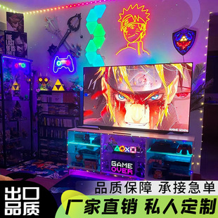 [Cross-border export] E-sports room atmosphere light sign luminous character neon light led coolomi Yugui dog light sign