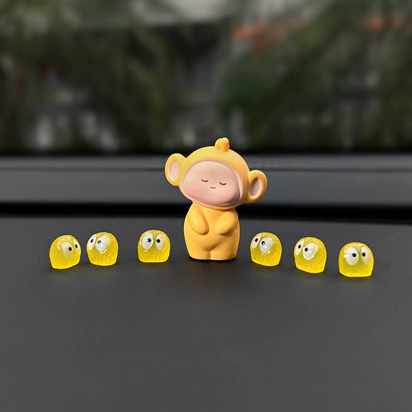Tiantian Doll [Yellow Doll + 6 Little Friends]